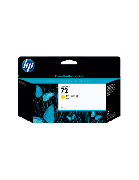 CARTUCHO INKJET HP C9373A N72 DESIGNJET T610T620T770T1100T1200T1200 HDT2300T790T1300 AMARILLO 130ML