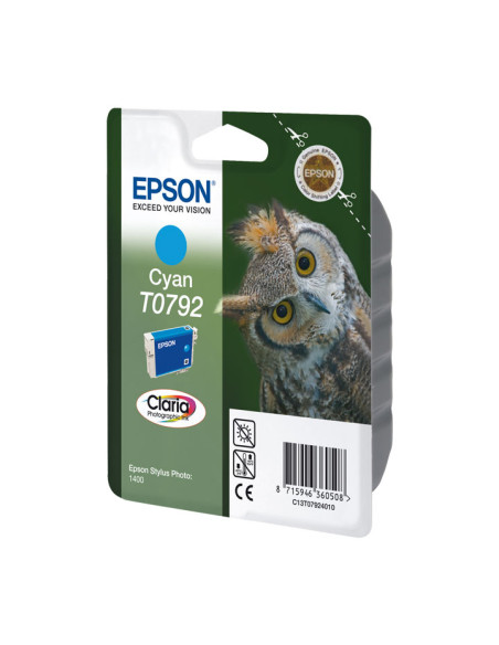 CARTUCHO INKJET EPSON T079240 STYLUS PHOTO 1400 CIAN