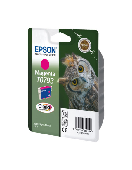 CARTUCHO INKJET EPSON T079340 STYLUS PHOTO 1400 MAGENTA