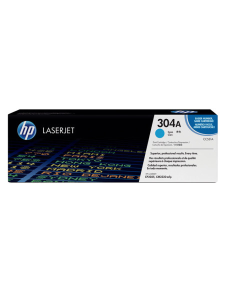 TONER HP N 304A CC531A LASERJET CP2025CM2320 CIAN 2800 PÁG