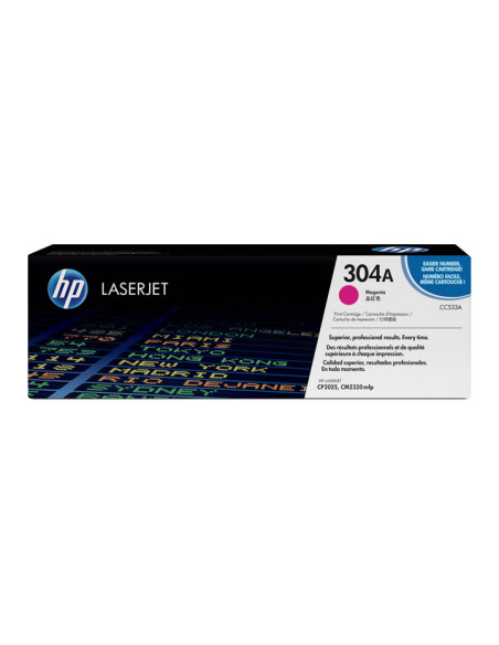 TONER HP N 304A CC533A LASERJET CP2025CM2320 MAGENTA 2800 PÁG