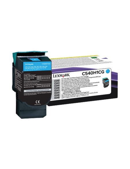 TONER LEXMARK C540H1CG C540543544X543544 CIAN 2000 PÁG