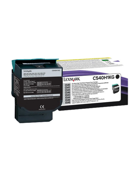 TONER LEXMARK C540H1KG  C540543544X543544 NEGRO 2500 PÁG