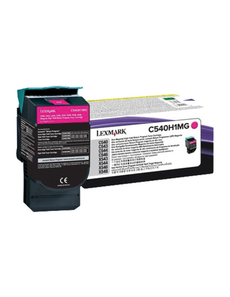 TONER LEXMARK C540H1MG C540543544X543544 MAGENTA 2000 PÁG