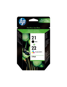 PACK DE AHORRO DE 2 CARTUCHOS DE TINTA ORIGINAL HP 2122