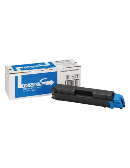 TONER KYOCERA-MITA 1T02KTCNL0 TK-580C FS-5150DN P6021CDN CIAN 3500 pág