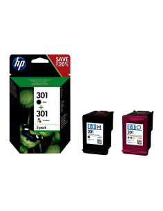 PACK DE AHORRO DE 2 CARTUCHOS DE TINTA ORIGINAL HP 301
