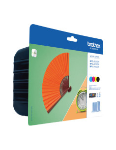 PACK 4 INKJET ORIGINAL BROTHER RAINBOW LC129XLVALBP