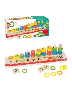 JUEGO EDUCATIVO GOULA ANILLAS DE COLORES  3 AÑOS