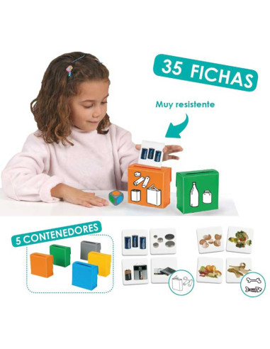 JUEGO AKROS SEPARAR Y RECICLAR