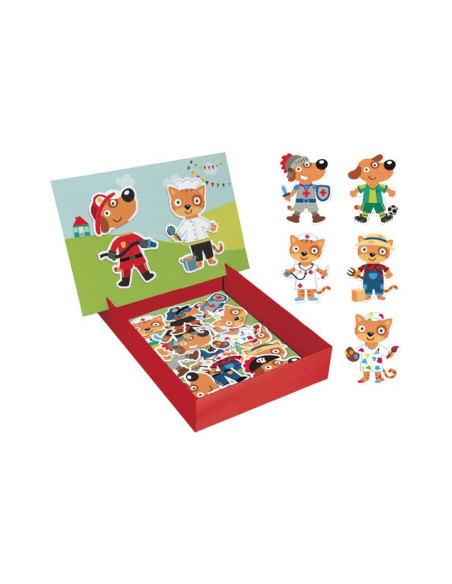 JUEGO MAGNÉTICO APLI KIDS DRESS UP ANIMALES