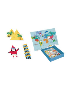 JUEGO MAGNÉTICO APLI KIDS MAPA MUNDI