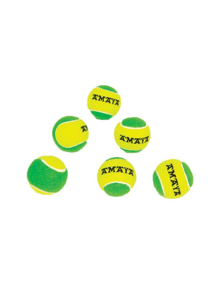 CUBO 100 PELOTAS DE TENIS AMAYA SPORT MINI 70mm