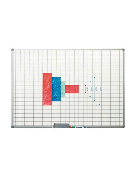 PIZARRA BLANCA CUADRICULADA FAIBO 122x200cm