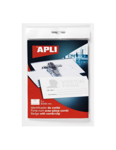 BOLSA 5 IDENTIFICADORES APLI CON PINZA Y ALFILER