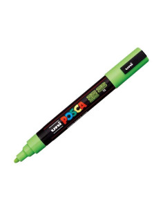 POSCA MARCADOR  PC-5M NO PERMANENTE PUNTA FORMA DE BALA 18 - 25 MM VERDE MANZANA 2