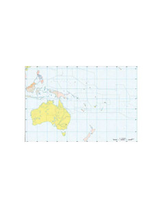 PACK 50 MAPAS MUDOS EN COLOR POLÍTICO OCEANÍA