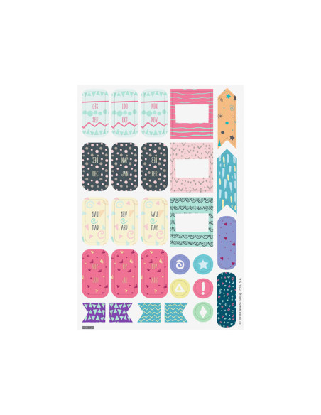 PEGATINAS FINOCAM SURTIDO SET de 6 hojas
