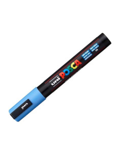 POSCA MARCADOR  PC-5M NO PERMANENTE PUNTA FORMA DE BALA 18 - 25 MM AZUL CIELO