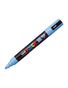 POSCA MARCADOR  PC-5M NO PERMANENTE PUNTA FORMA DE BALA 18 - 25 MM AZUL CIELO 2