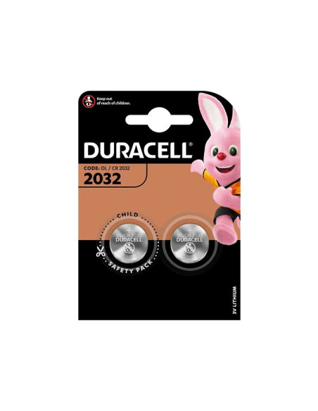 DURACELL PILA ESPECIAL CR2032 DE BOTÓN LITIO 3V BLISTER 2  50 EXTRA LIFE