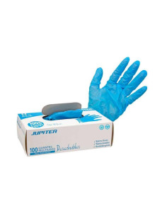 CAJA 100 GUANTES JÚPITER DE NITRILO TALLA 7 - 75
