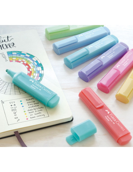 MARCADOR FLUORESCENTE FABER CASTELL TEXTLINER 1546 PASTEL