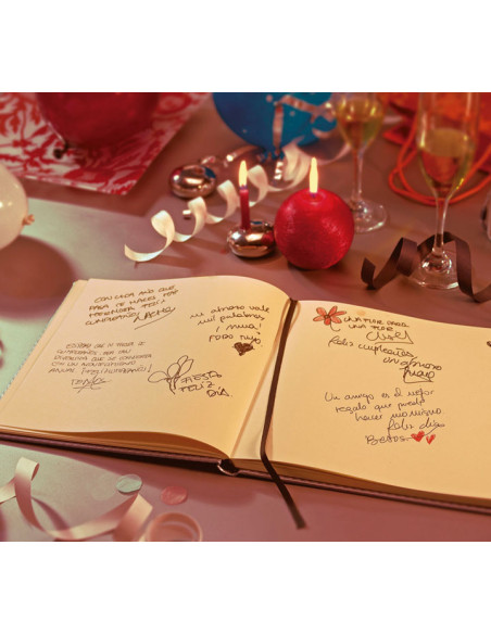 LIBRO DE FIRMAS FINOCAM PIEL LISA MF11 210x210cm 80H