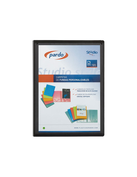 CARPETA 50 FUNDAS PARDO STUDIO STYLE PERSONALIZABLE A4