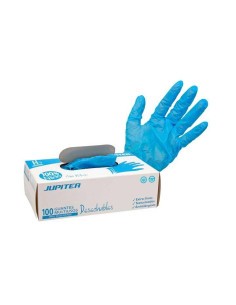 CAJA 100 GUANTES JÚPITER DE NITRILO TALLA 8 - 85