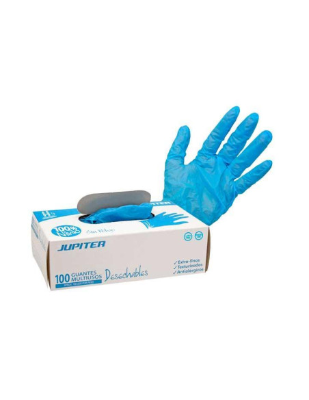 CAJA 100 GUANTES JÚPITER DE NITRILO TALLA 8 - 85