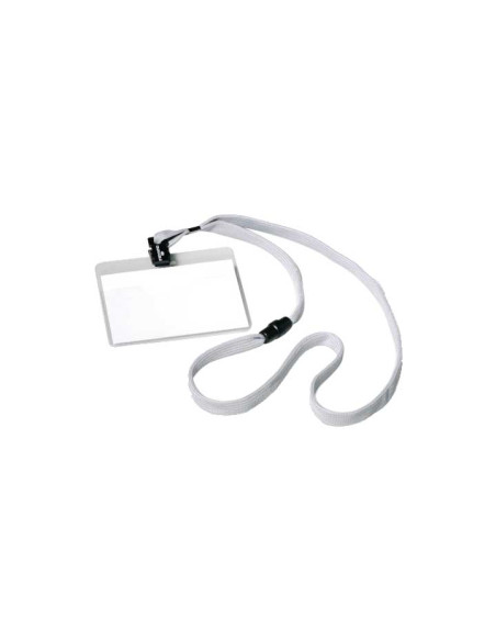 CAJA 10 PORTANOMBRES DURABLE CON CINTA 10mm