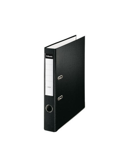 ARCHIVADOR palanca ESSELTE PLASTICO FORRADO con RADO F 50mm NEGRO