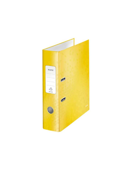 ARCHIVADOR palanca LEITZ WOW A4 180 80mm AMARILLO