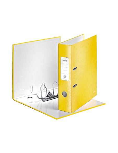 ARCHIVADOR palanca LEITZ WOW A4 180 80mm AMARILLO