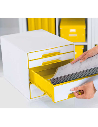 MÓDULO LEITZ WOW DUAL 4 CAJONES