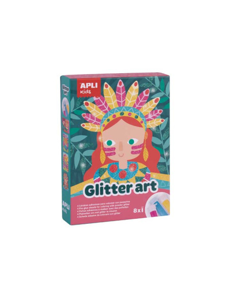 KIT APLI KIDS GLITTER ART 5 años