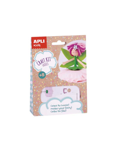 CAJA CRAFT KITS APLI HADA ROSA 120X40X170 MM