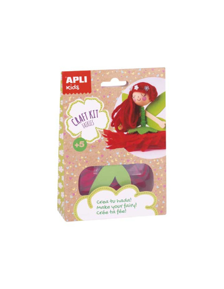 CAJA CRAFT KITS APLI HADA ROJA 120X40X170 MM
