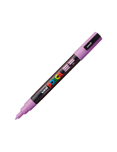 POSCA MARCADOR  PC-3M PUNTA CÓNICA 09 - 13 MM LAVANDA