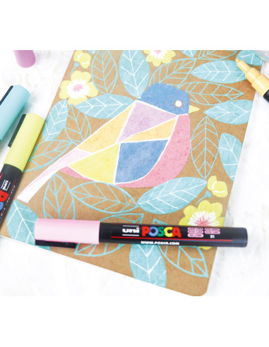 POSCA MARCADOR  PC-3M PUNTA CÓNICA 09 - 13 MM LAVANDA