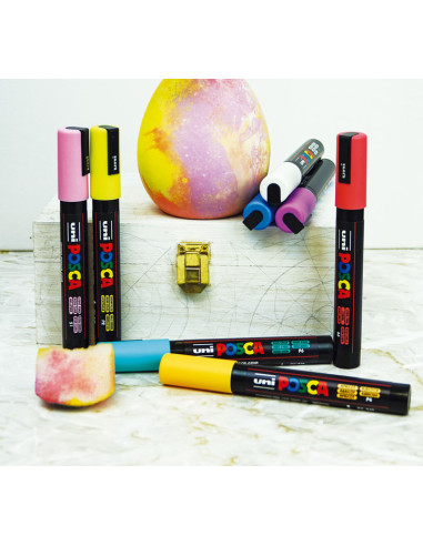 POSCA MARCADOR  PC-5M NO PERMANENTE PUNTA FORMA DE BALA 18 - 25 MM ALBARICOQUE