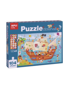 PUZZLE APLI KIDS OBSERVACIÓN BARCO PIRATA