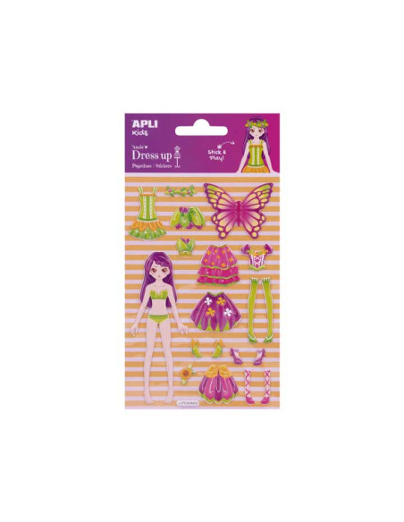 BLÍSTER PEGATINAS APLI KIDS DRESS UP ANNIE