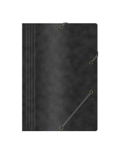 CARPETA CON GOMAS Y SOLAPAS A4