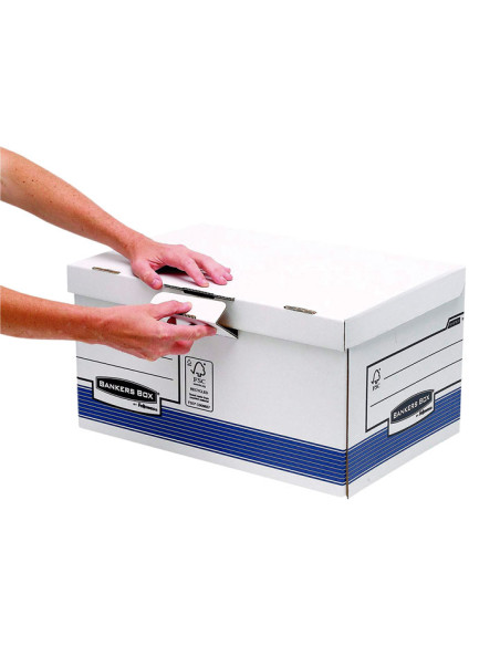 MAXI CONTENEDOR FELLOWES BANKERS BOX TAPA FIJA