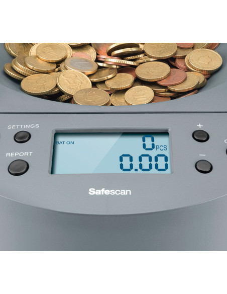 CONTADORA Y CLASIFICADORA DE MONEDAS SAFESCAN 1450