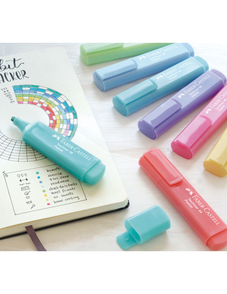 MARCADOR FLUORESCENTE FABER CASTELL TEXTLINER 1546 PASTEL