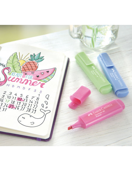 MARCADOR FLUORESCENTE FABER CASTELL TEXTLINER 1546 PASTEL