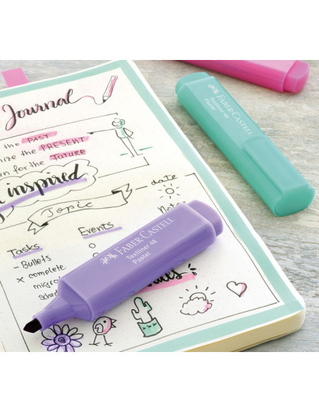 MARCADOR FLUORESCENTE FABER CASTELL TEXTLINER 1546 PASTEL